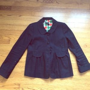 JCrew navy Blue Spring Coat